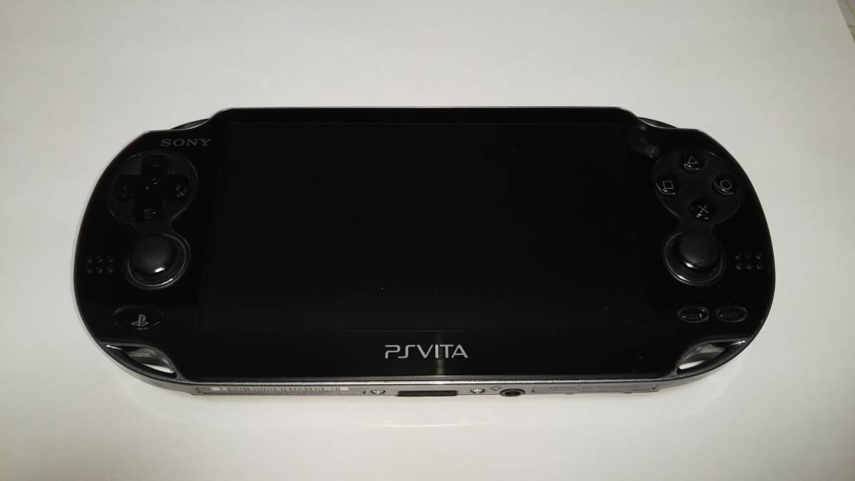 【激安大特価，本物保証】 SONY PS VITA 本体 PCH1100 ブラック(PS Vita本体)｜売買されたオークション情報、yahooの商品情報をアーカイブ公開 - オークファン PS Vita本体