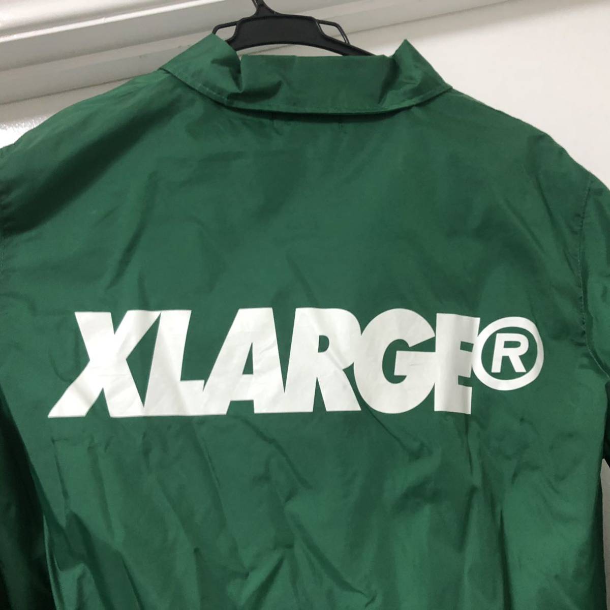 XLARGE コーチジャケット 緑 ◇エクストララージ/コーチジャケット 