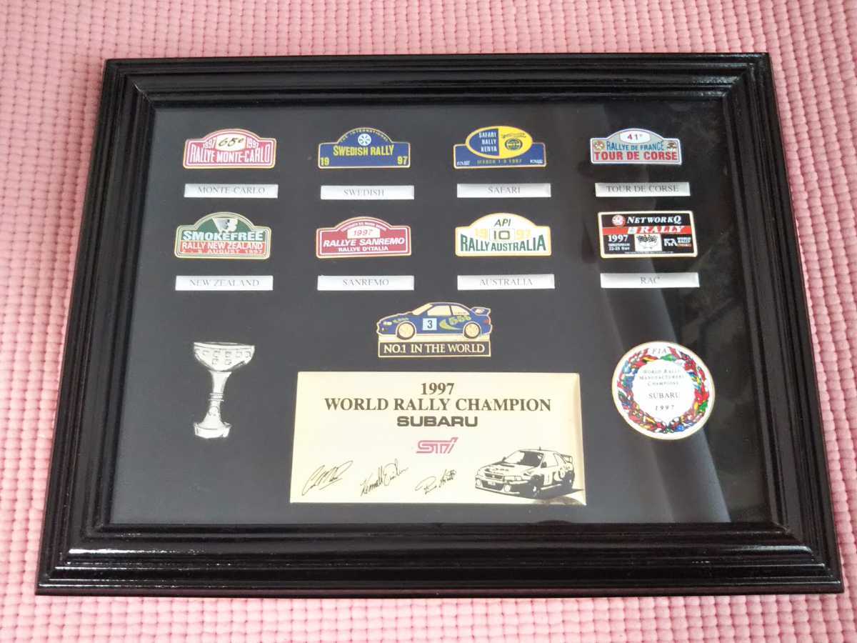 【新作入荷，SALE】 スバル SUBARU 1997 WRC ピンバッジ 額入り(ピンバッジ)｜売買されたオークション情報、yahooの商品情報をアーカイブ公開 - オークファン ピンバッジ