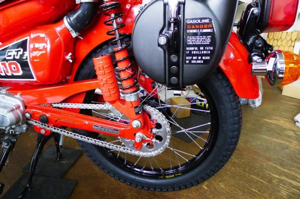 ホンダ CT110専用 モノチリンドロ✖KYB スペシャルリアショック 日本製 