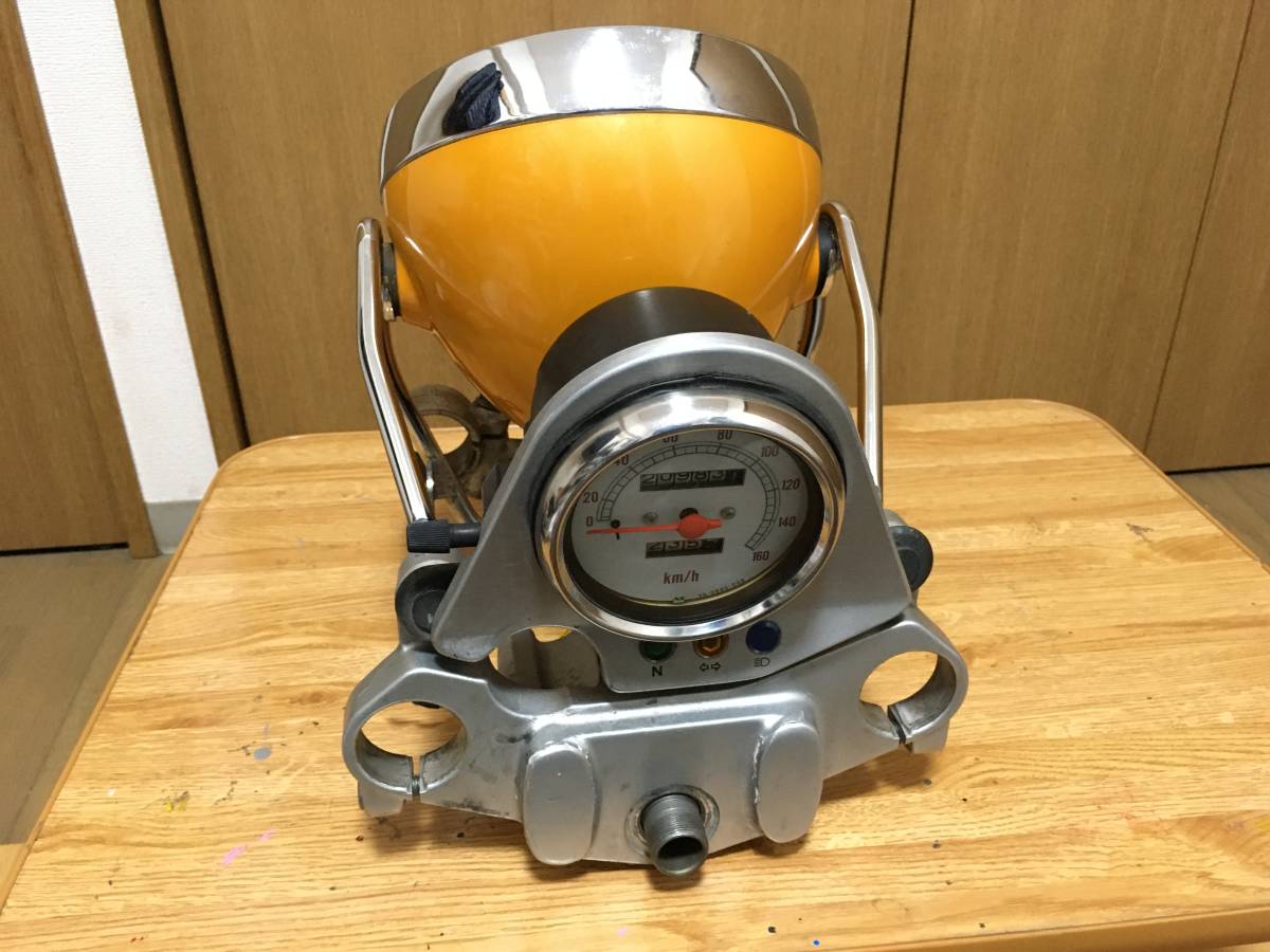 ヘッドライト ヤマハ ルネッサ 4DN オートバイ 純正 YAMAHA 中古 4DN-050*** j20-5 黄M 0 動作確認 SRV250ルネッサ SRV250 SRV250）by