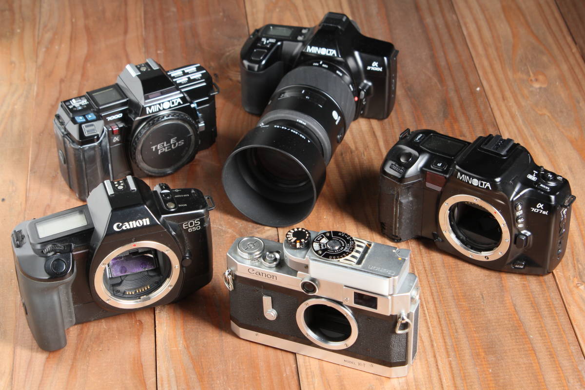 色々なカメラ ジャンク 色々な ジャンクカメラセット カメラ5台セット FUJI