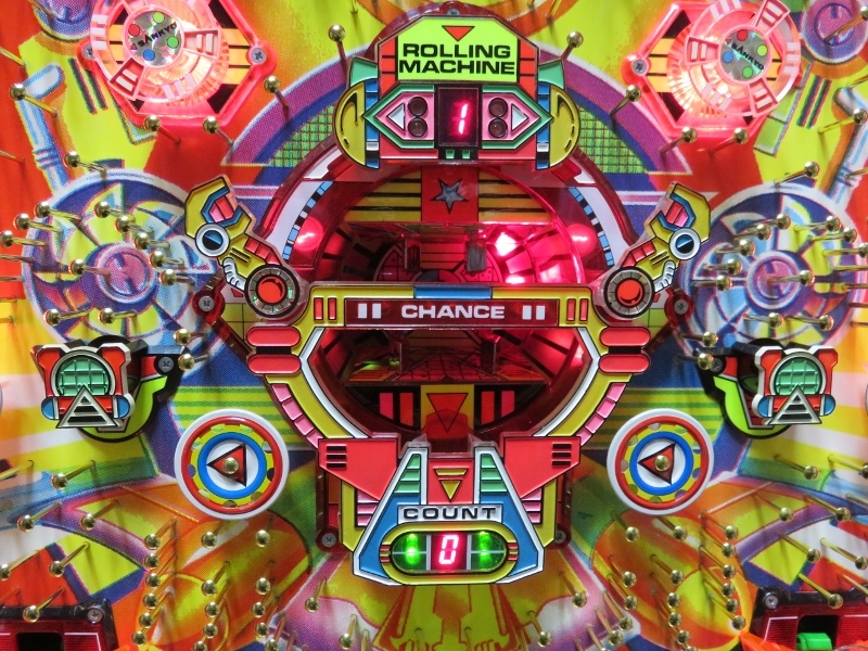 レトロパチンコセル基盤三共ローリングマシーン（ジャンク）