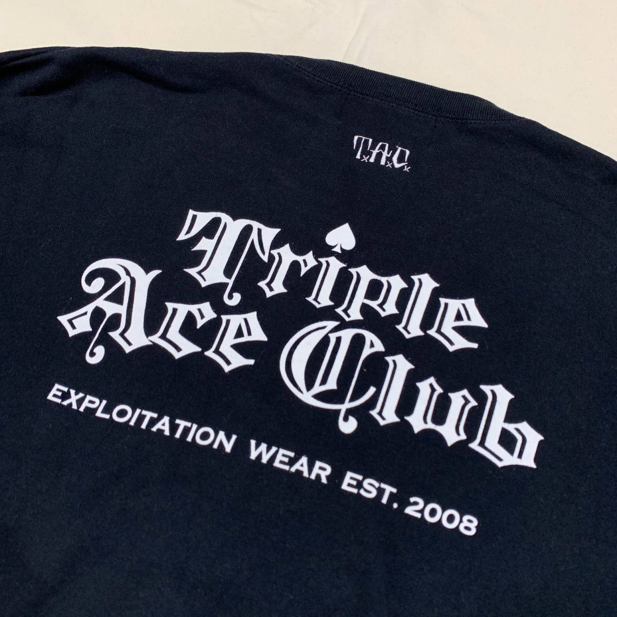 TRIPLE ACE CLUB クルーネックスウェット sizeL トリプルエースクラブ 