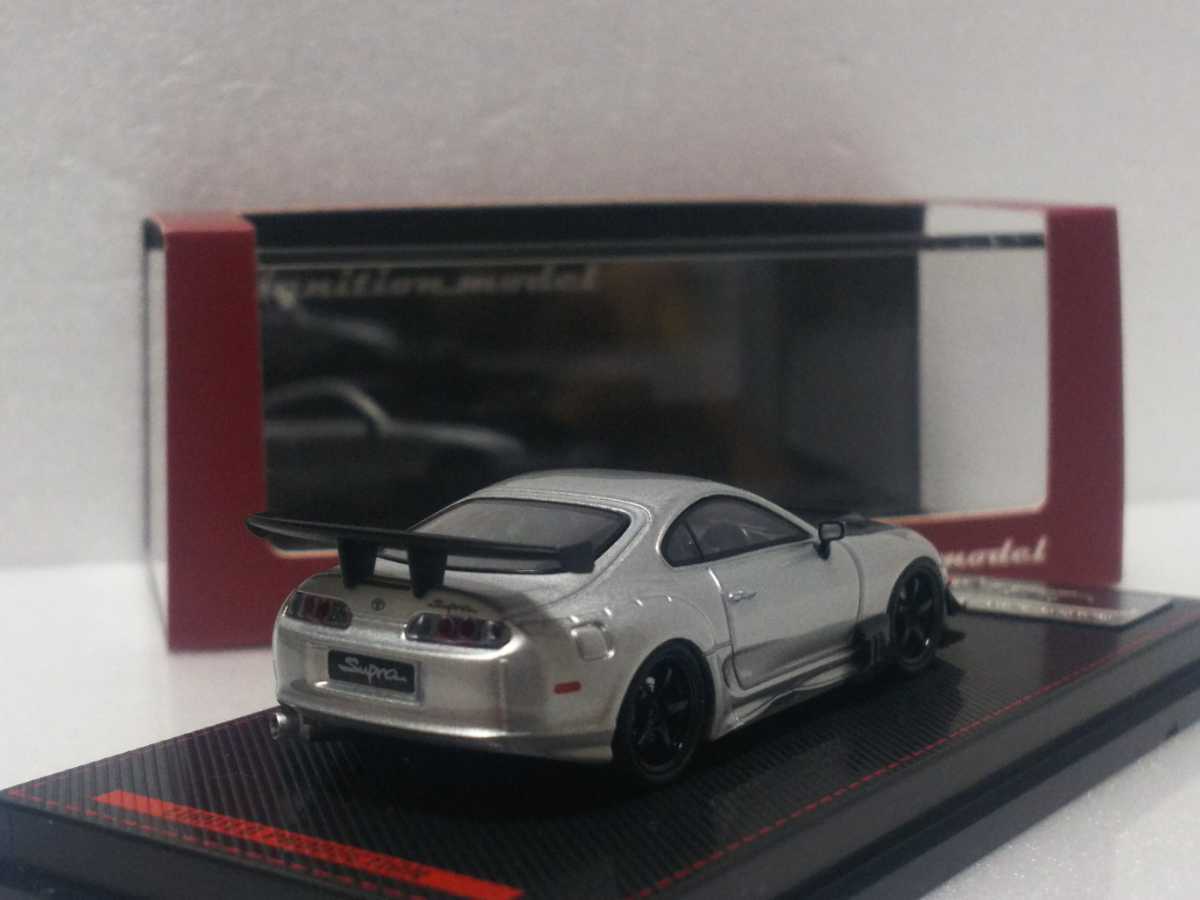 IG 1/64 RIDOX トヨタ スープラ JZA80 シルバー Toyota Supra A80