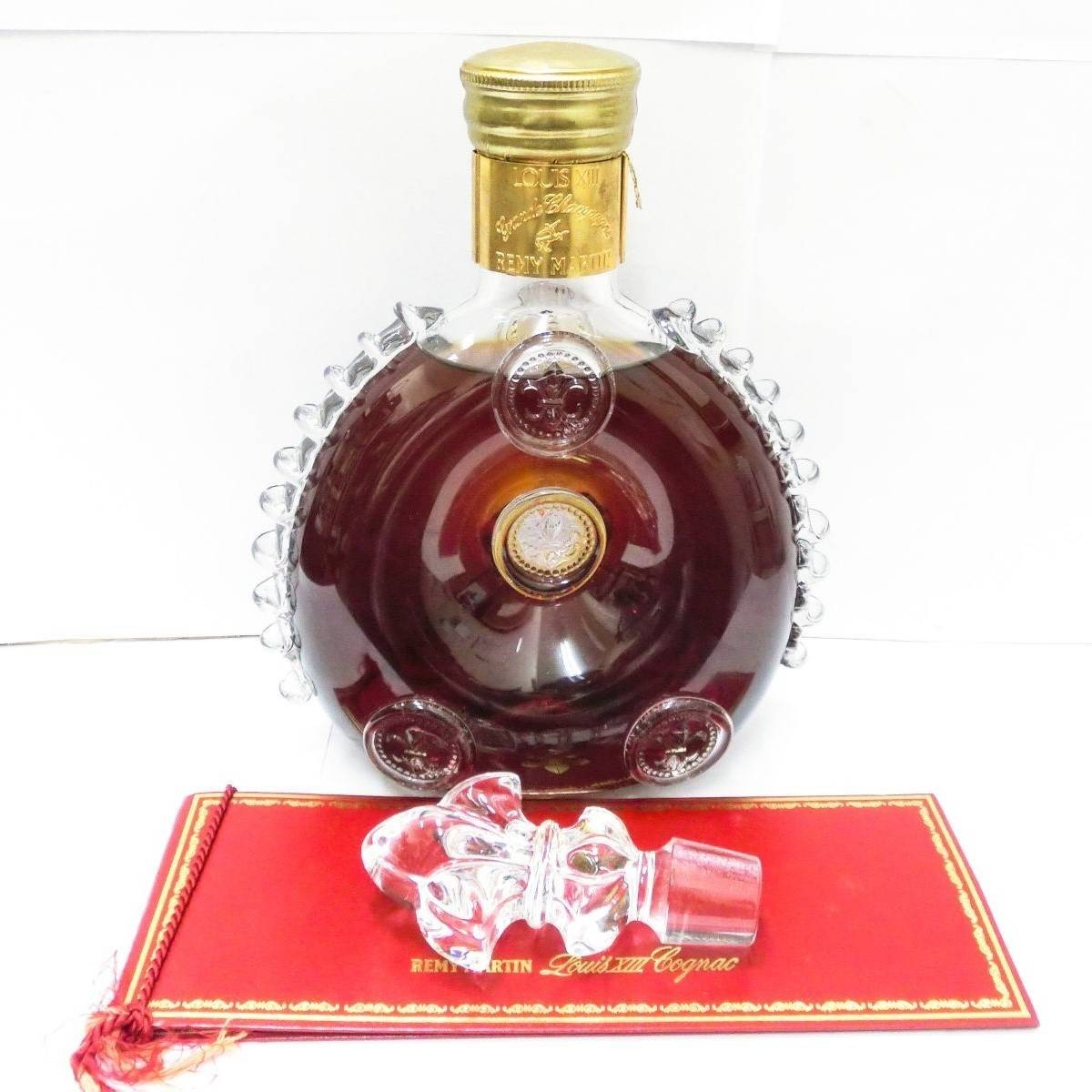 限定セール，本物保証 古酒 ブランデー コニャック REMY MARTIN レミーマルタン ルイ13世 バカラボトル 金キャップ 700ml KA 替栓 冊子あり(レミーマルタン)｜売買されたオークション情報、yahooの商品情報をアーカイブ コニャック