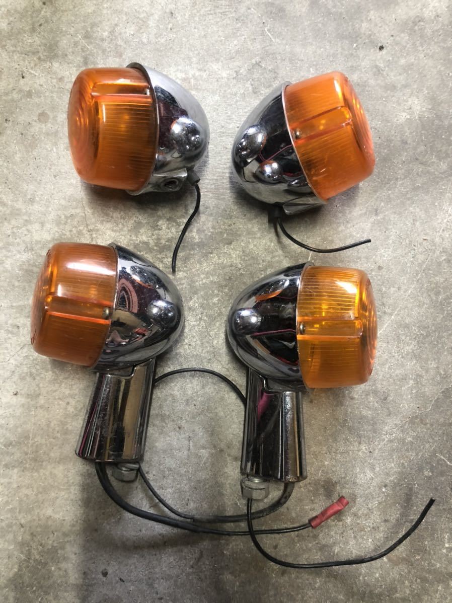 美品　YANKEE ウインカー 左右セット ビンテージ　ショベル　ハーレー純正 ヤンキーウインカー ハーレー ハーレーヤンキーウインカーセット 新品
