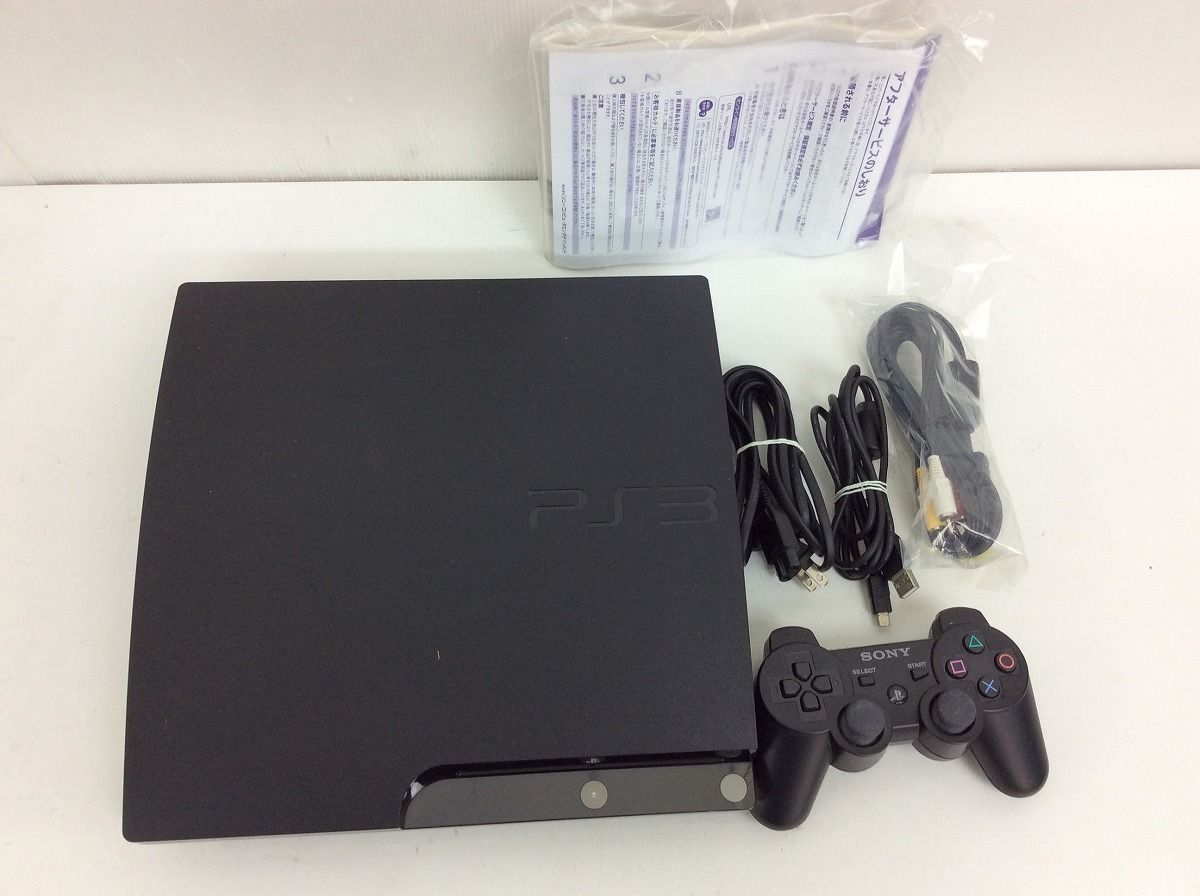 PS3 本体 CECH-2000A 120GB チャコールブラック ver.4.86 動作確認初期