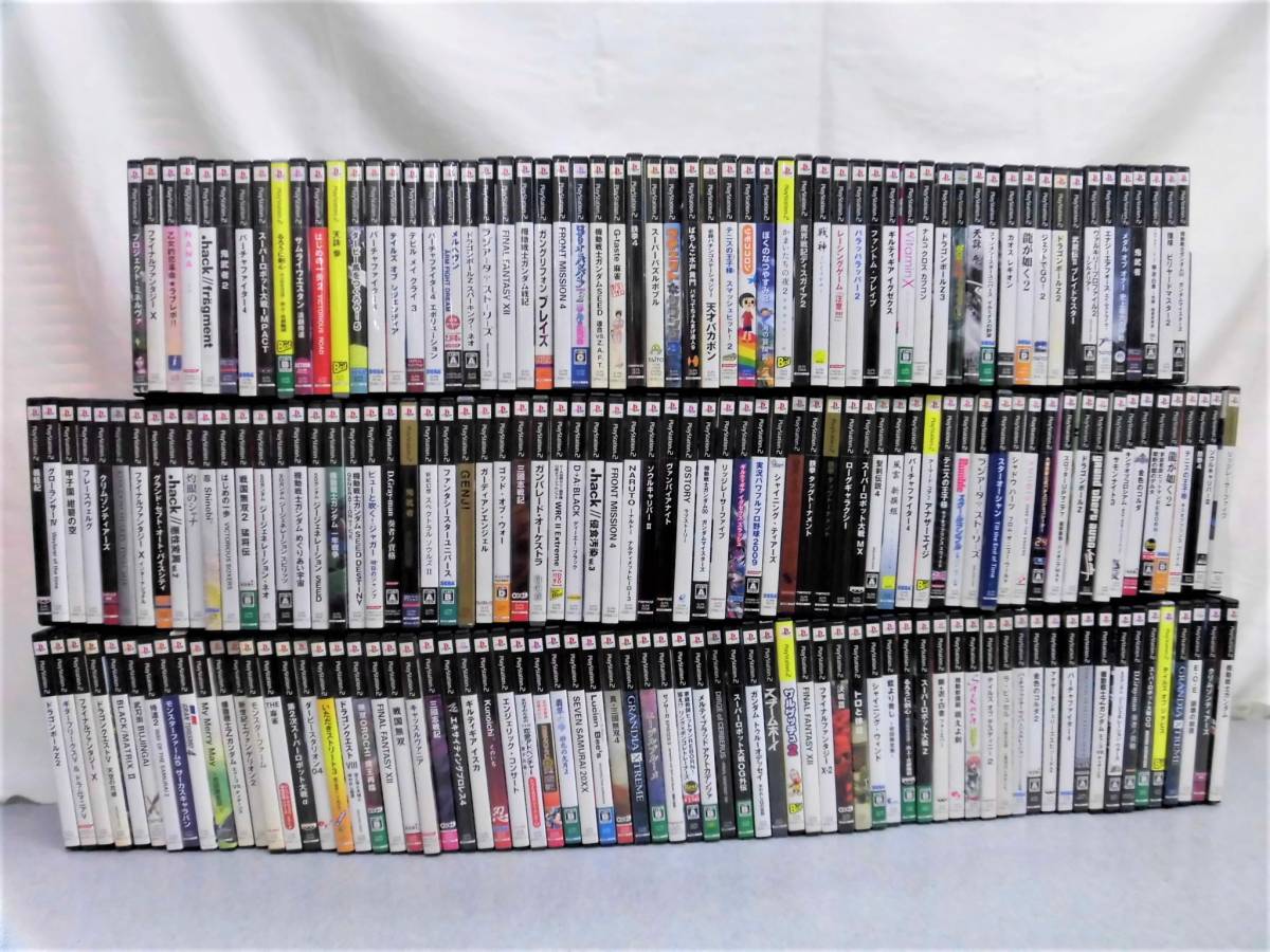 ジャンク PS2ソフト プレイステーション2 まとめて大量200本セット