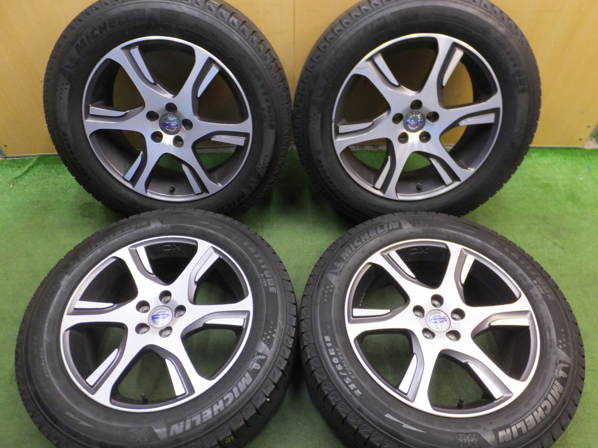 バリ溝！キレイ！9分☆ボルボ XC 純正 235/60R18 スタッドレス