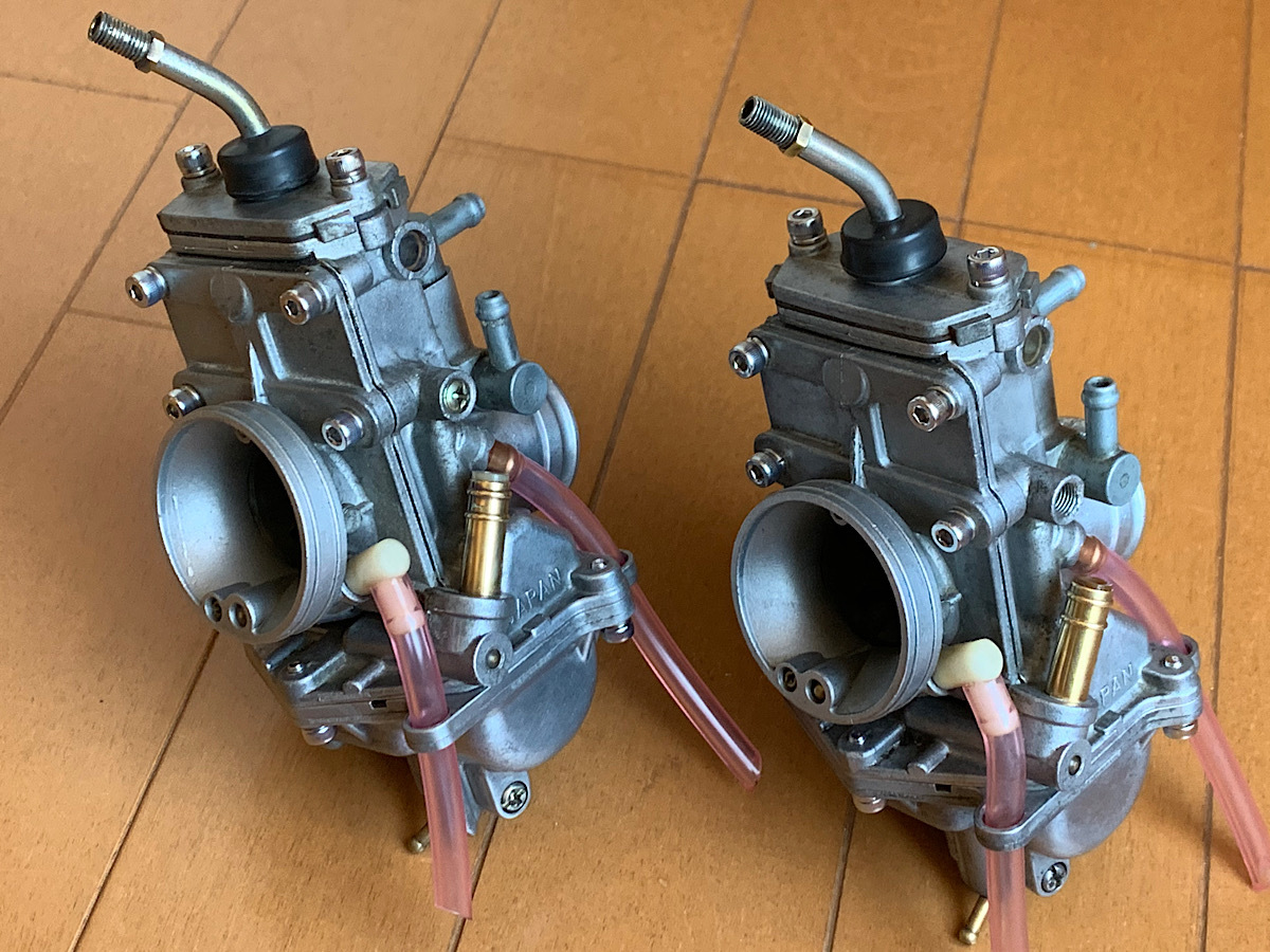TDR250 キャブレター φ28口径 R1-Z フルパワー化 TZR250 1KT 水冷化に