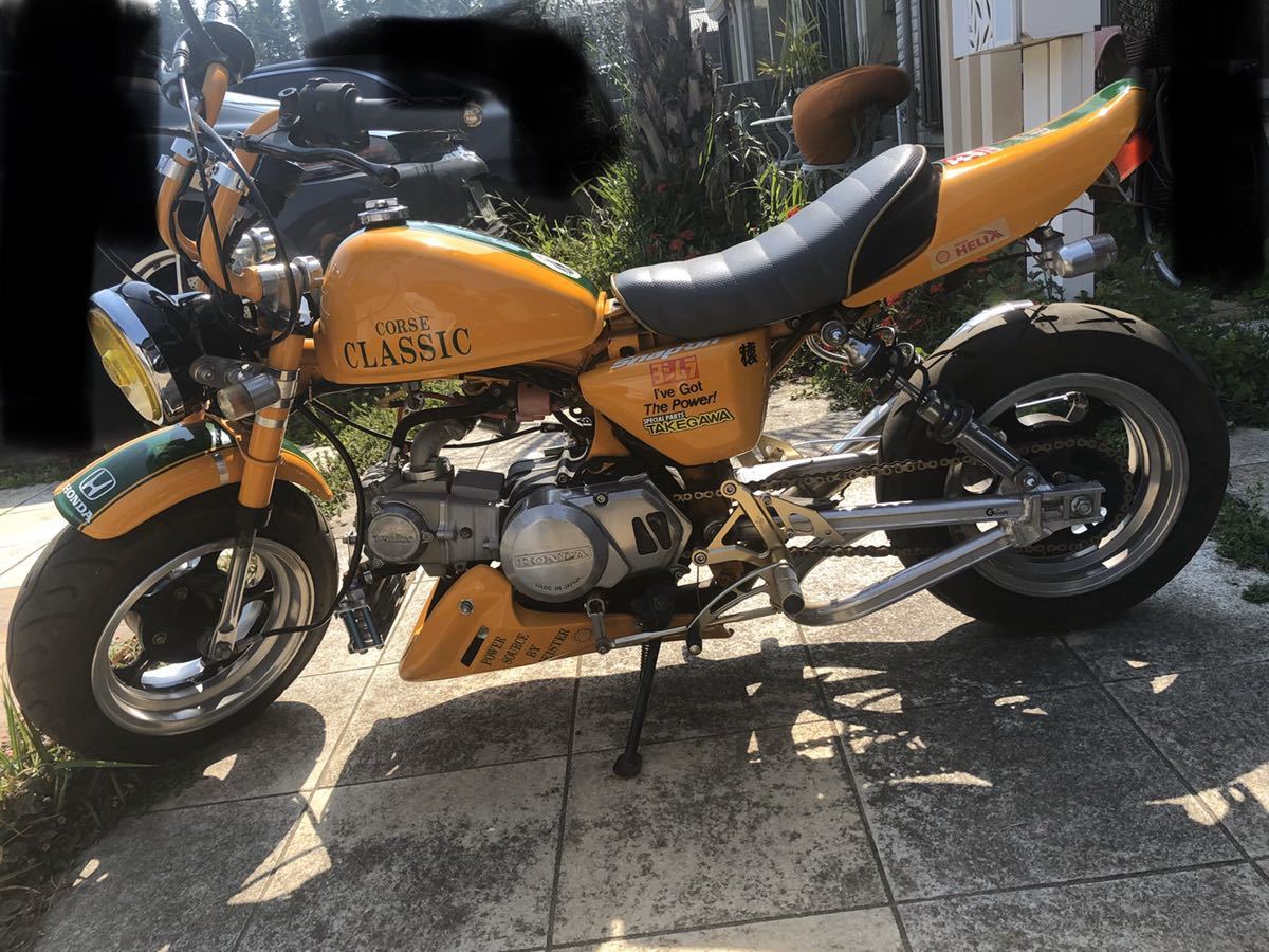 ホンダ モンキー Bpカラー Z50j カスタム車 エンジンかかります 程度良好 50cc以下 売買されたオークション情報 Yahooの商品情報をアーカイブ公開 オークファン Aucfan Com