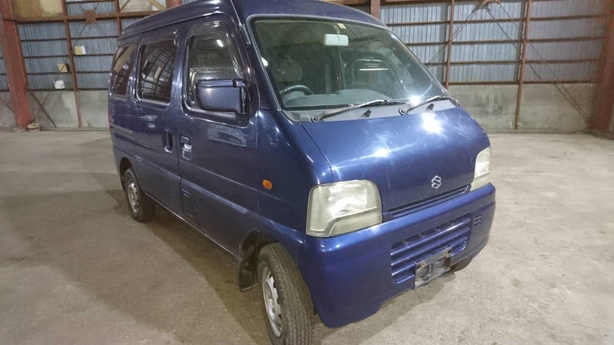 山形発 4wd 04年式 スズキ エブリィ ジョインハイルーフ Da62v ネイビー 5mt 軽バン 軽自動車 予備検査付 特選 車セール エブリイ 売買されたオークション情報 Yahooの商品情報をアーカイブ公開 オークファン Aucfan Com