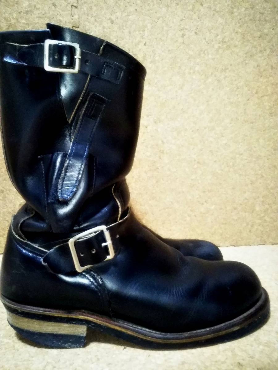 【RED WING】レッドウィング 8270 8.5D (26.5cm) ナイフポケット エンジニアブーツ PT91 後期 刺繍タグ ヴィンテージ 茶芯 0 エンジニア WING メンズ REDWING バイクブーツ