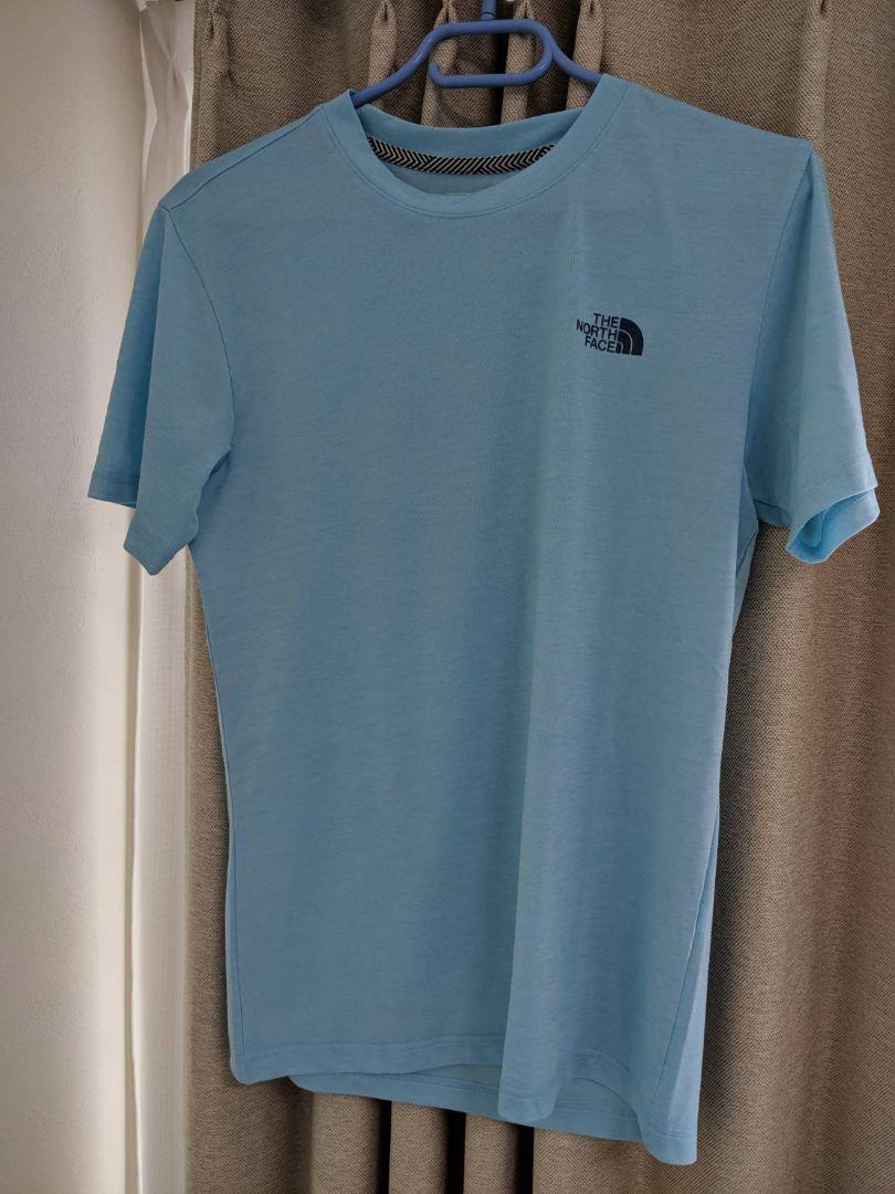 セール，新作 ノースフェイスTシャツ キャンプ柄ブルーM(半袖Tシャツ)｜売買されたオークション情報、yahooの商品情報をアーカイブ公開 - オークファン 男性用