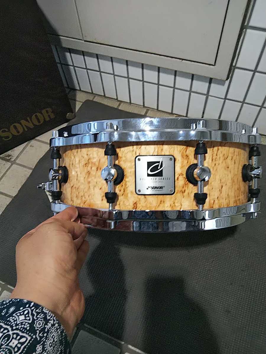 ◎ SONOR DESIGNER SERIES MAPLE LIGHT 14x5 素晴らしい音！ ※ですが難あり_1