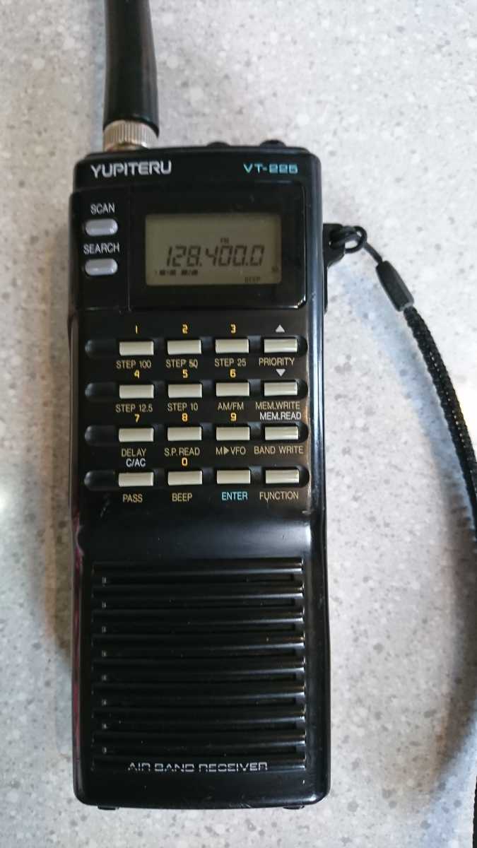 YUPITERU ユピテル VT-225 エアバンド受信機 ユピテル YUPITERU エアー