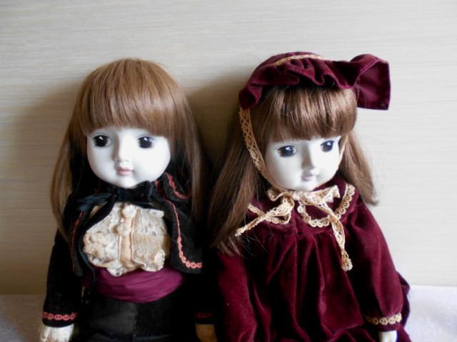Yahoo!オークション (人形 サンキョー オルゴール」ビスクドール 人形