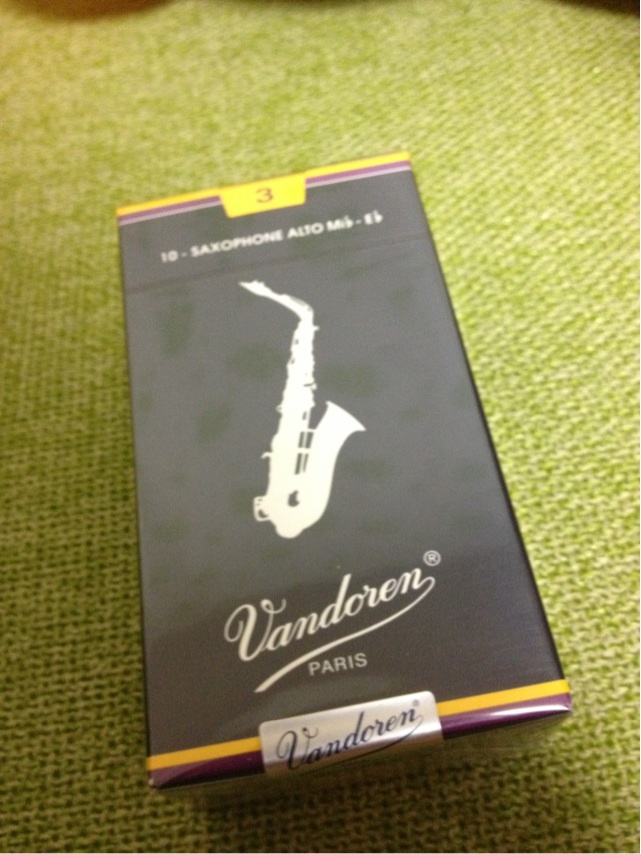 Vandoren アルトサックスリード 3 2箱 サックス リード 青箱 vandoren バンドーレン アルトサックスリード