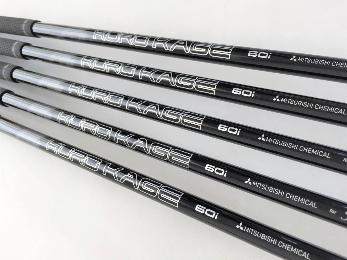 最新 タイトリスト T300 アイアン 6-PW 5本 クロカゲ KUROKAGE 60i 