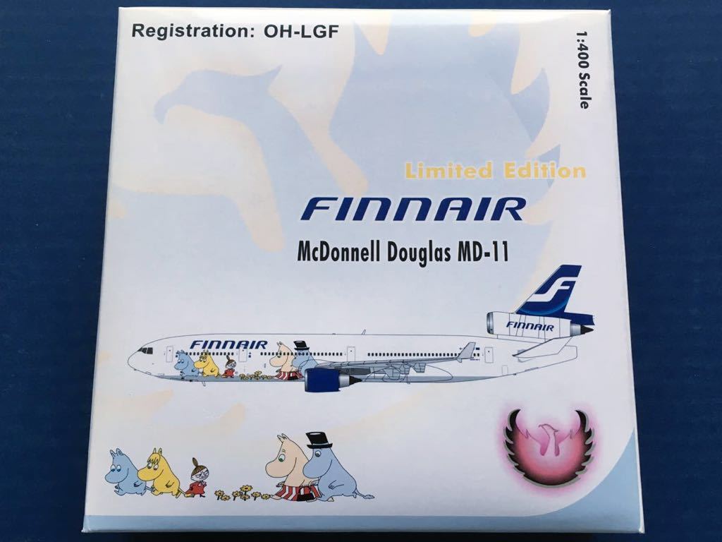 Phoenix 1/400】600個限定 フィンランド航空 MD-11 ムーミン特別塗装