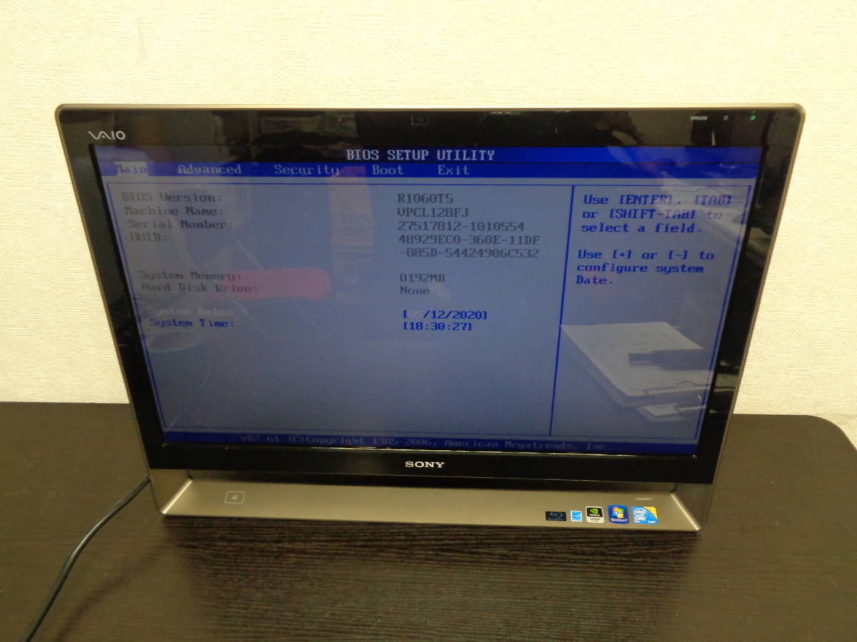 PCV-A1114N SONY VPCL128FJ | 液晶一体型PC VAIO - sony一VAIO Windows
