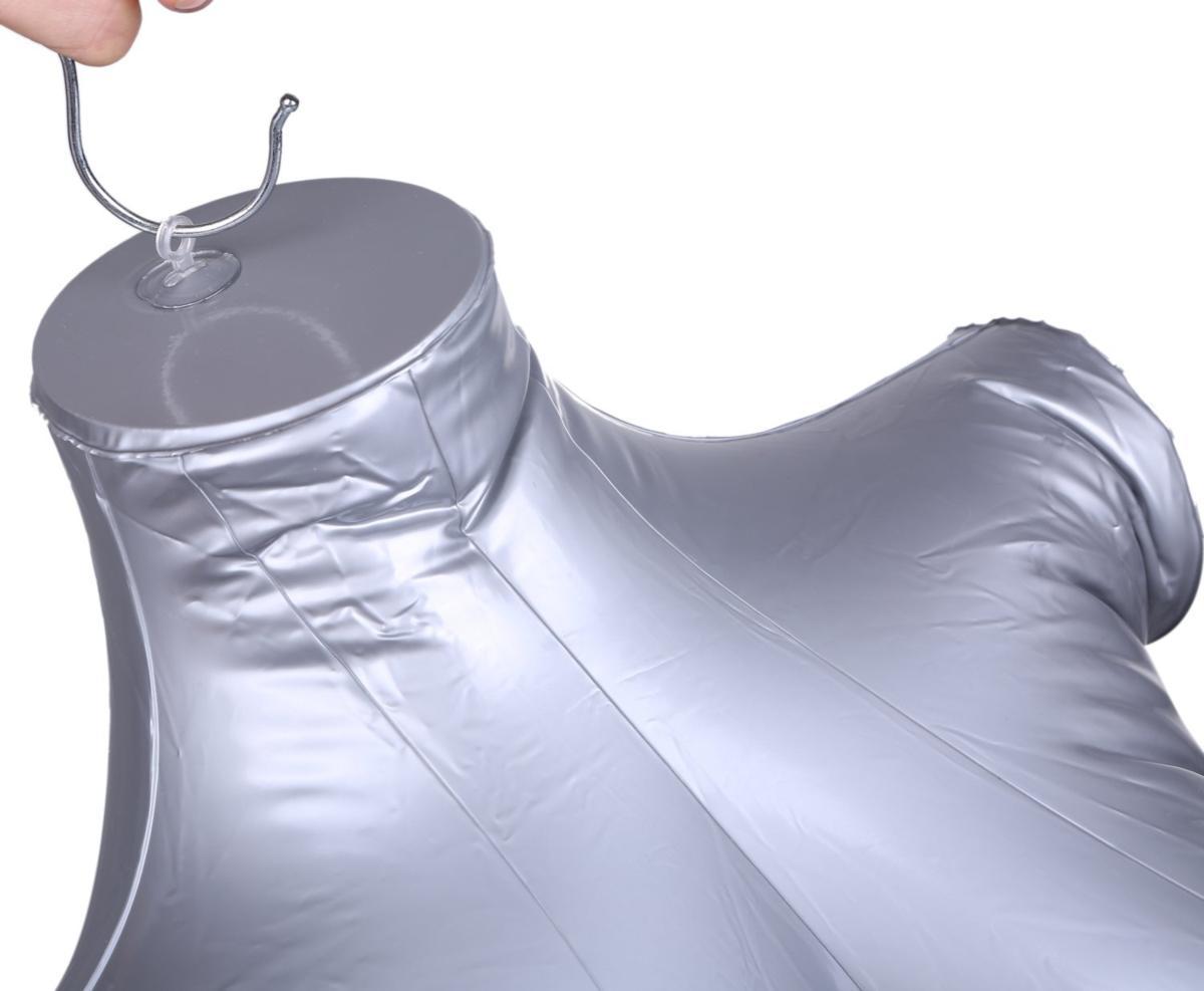 エアー マネキン ビニール ボディー トルソー レッグ 全身 上半身 下半身 足 男性 女性 子供 頭 パンツ ディスプレイ (女性全身腕なし)_9