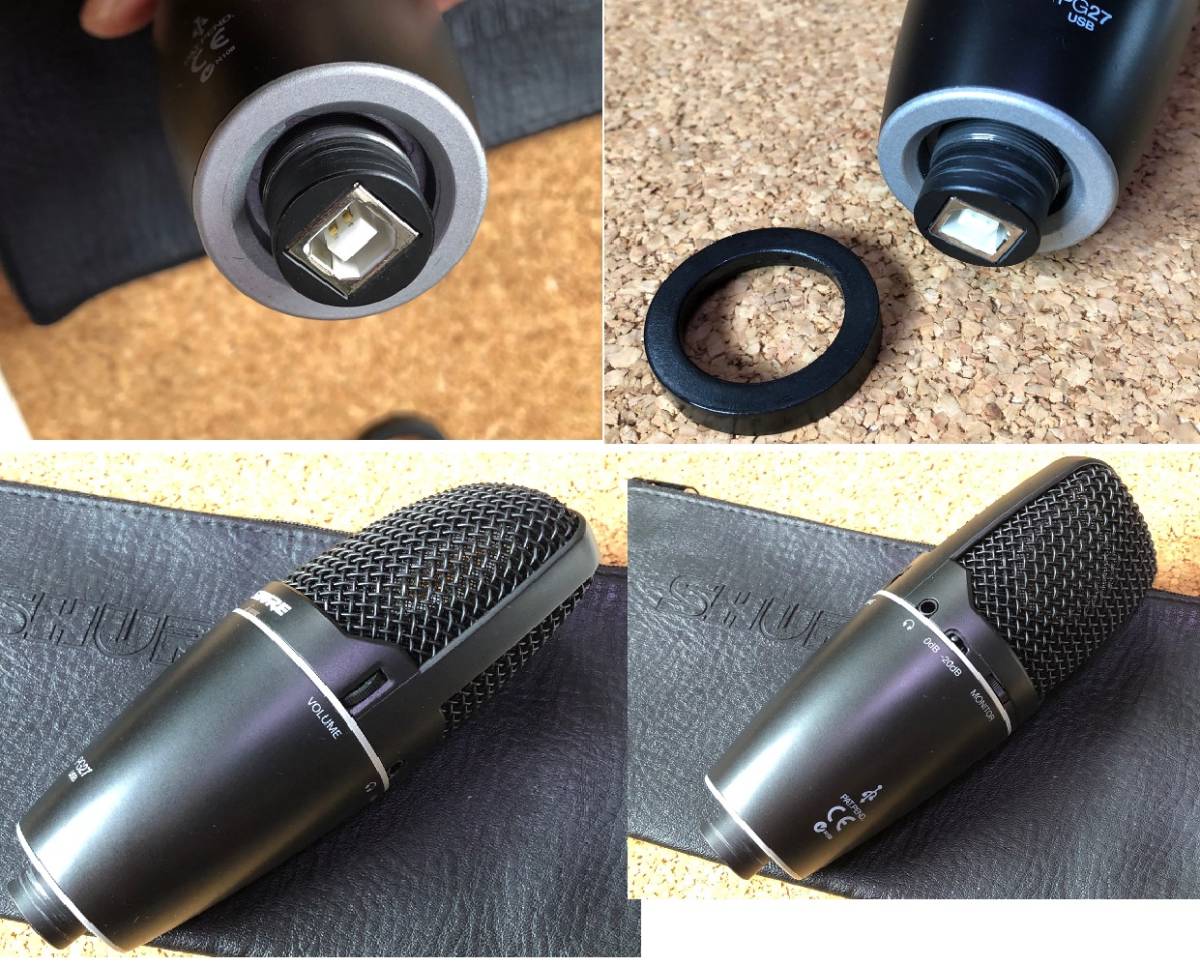 オーディオ機器 SHURE PG27 シュアー コンデンサーマイク スタンド