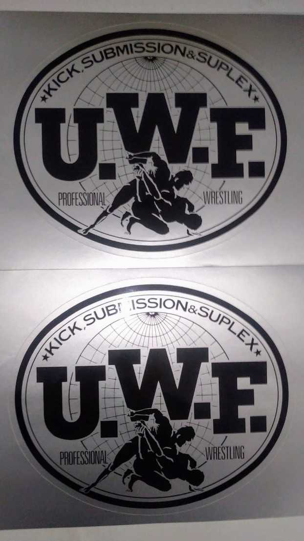 | 前田日明 前田日明・UWFの青春 ZIPパーカー (アームロック・ブラック 前田日明が語るＵＷＦ全史 ステッカー 無限大記念日 - UWF40周年記念 – 3枚セット プロレス 上 新品UWF 伊賀プロレス通信24時