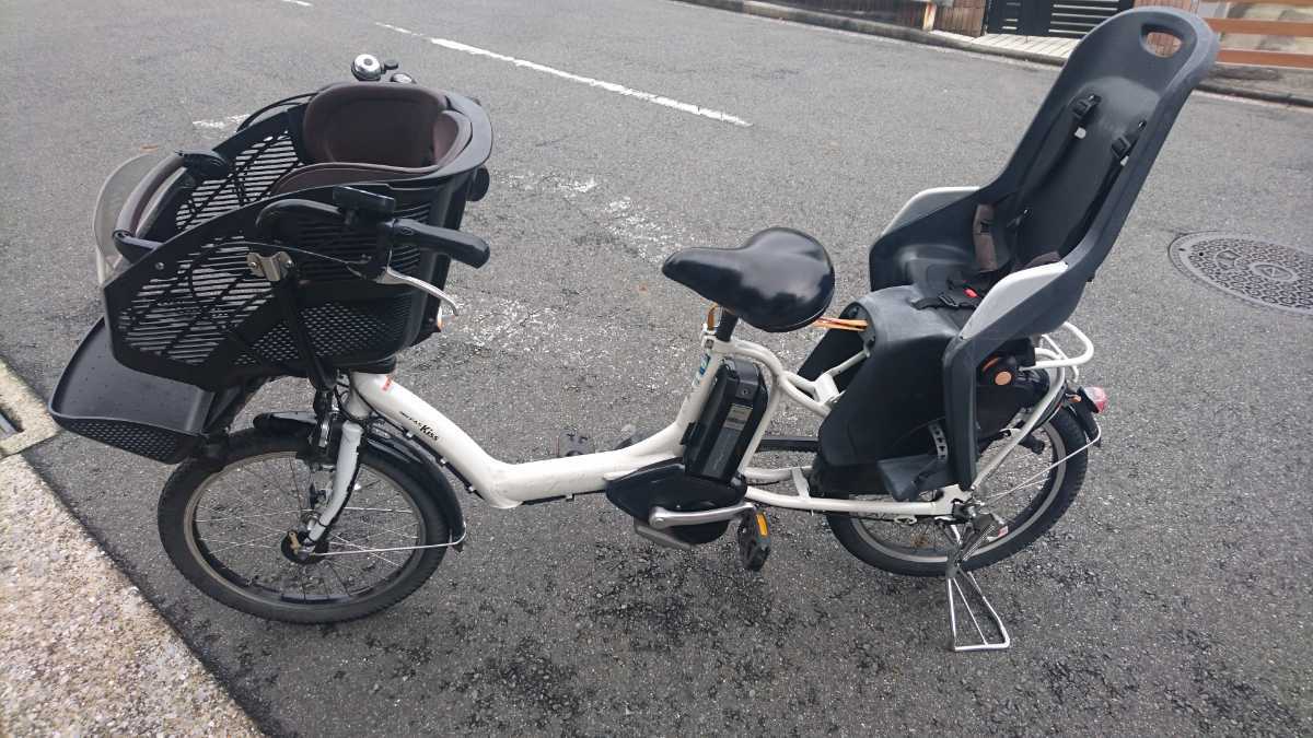  電動アシスト自転車 ヤマハ PAS Kiss mini ホワイト(電動アシスト自転車)｜売買されたオークション情報、yahooの商品情報をアーカイブ公開 - オークファン 電動アシスト自転車