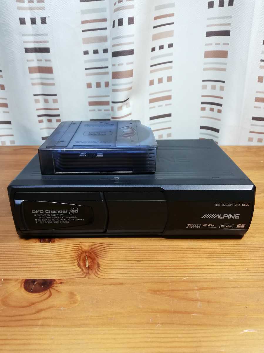 DHA-S690 DVDチェンジャー アルパイン ALPINE 6連奏 DVD CD 地デジ録画