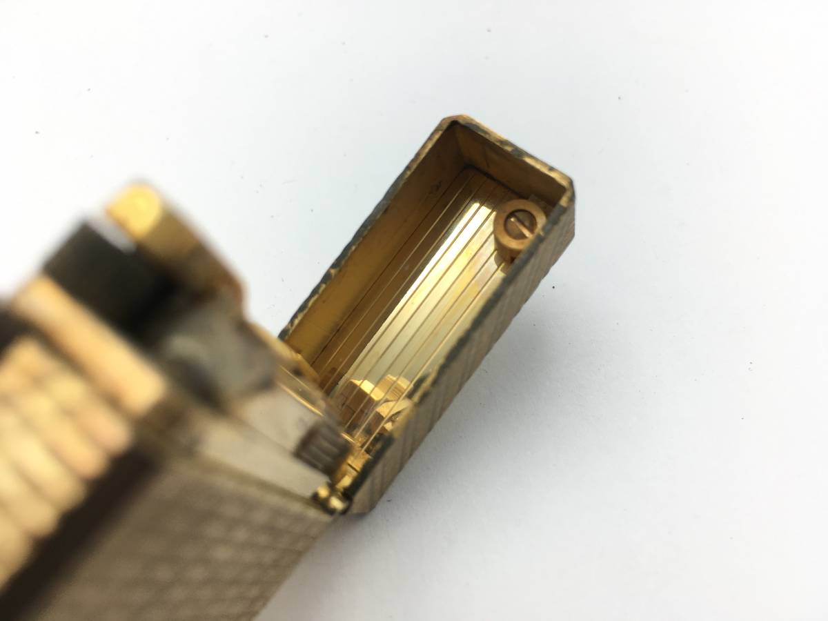j-1340 S.T.Dupont/デュポン ガスライター ゴールドカラー 