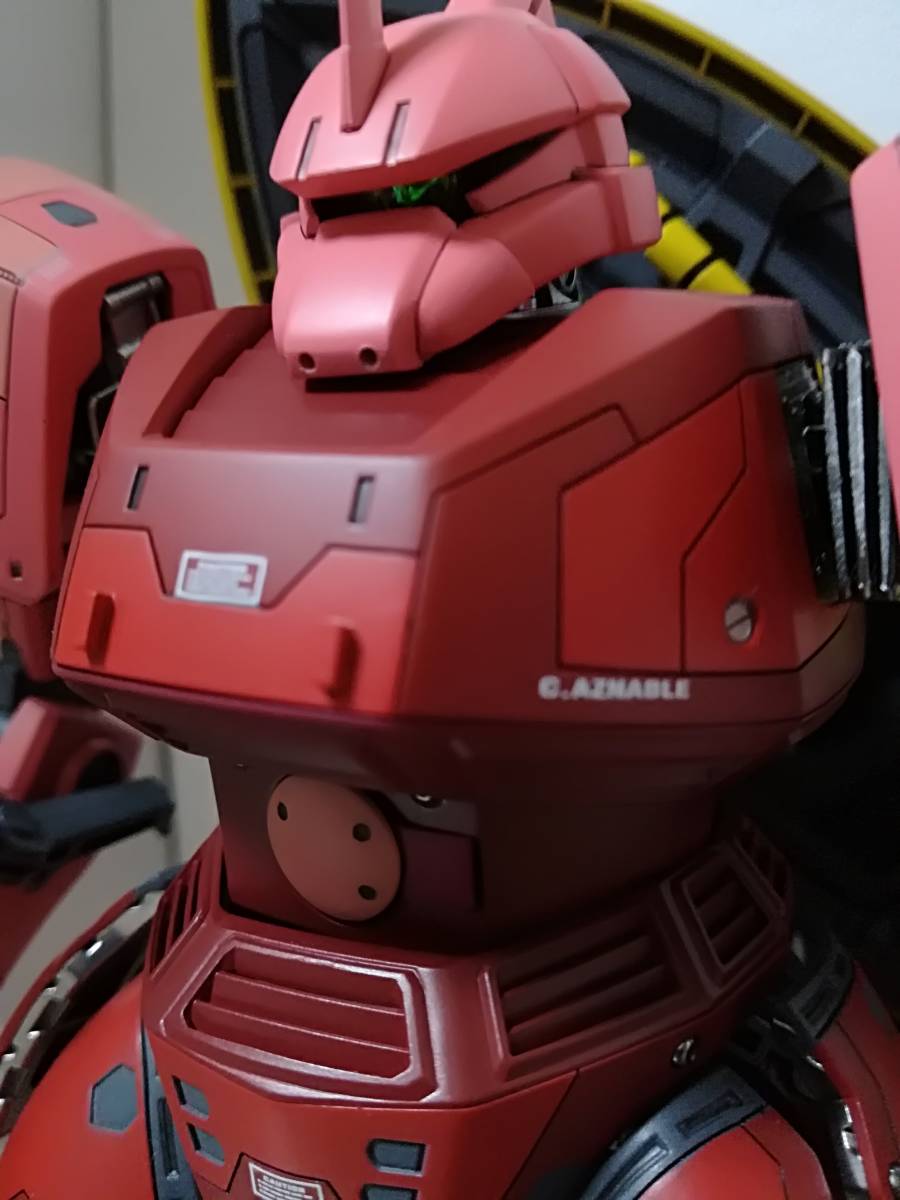  MG シャア専用ゲルググ2.0改修 塗装完成品(完成品)｜売買されたオークション情報、yahooの商品情報をアーカイブ公開 - オークファン 完成品