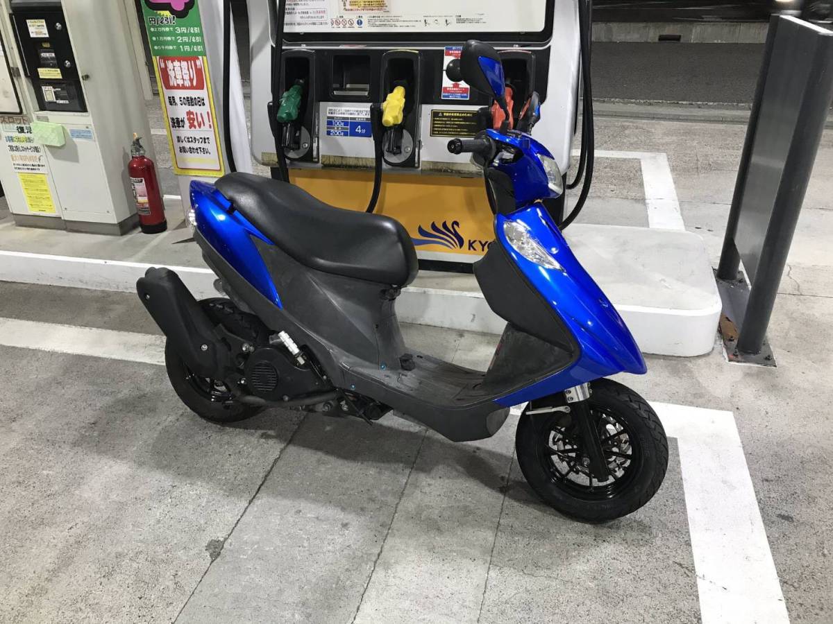 カチ上げ仕様 スズキ アドレスV125⁄G 純正加工マフラー 規制前K5