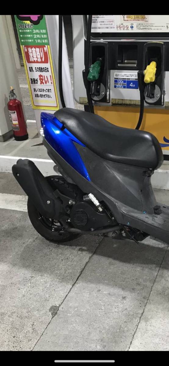 カチ上げ仕様 スズキ アドレスV125⁄G 純正加工マフラー 規制前K5