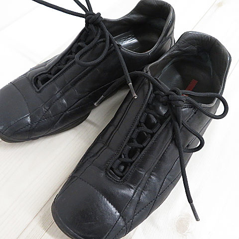 訳あり1円スタート!!☆PRADA】プラダ スポーツ☆ドライビングシューズ