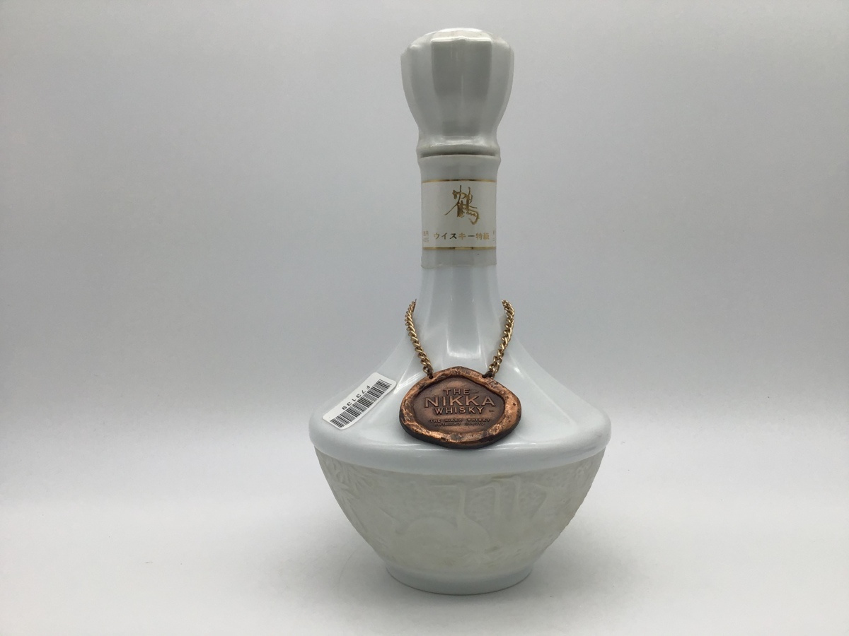 NIKKA WHISKY ニッカ ウイスキー 鶴 陶器ボトル 760ml 未開封 古酒