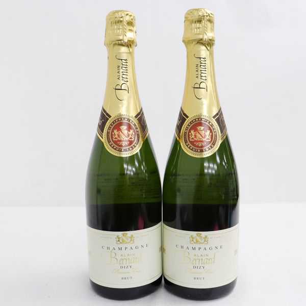 全国無料，SALE 2本セット/ALAIN Bernard DIZY アラン ベルナール ディジー ブリュット プルミエクリュ 12％ 750ml X0F1623(セット、詰め合わせ)｜売買されたオークション情報、yahooの商品情報をアーカイブ公開 - オー セット、詰め合わせ