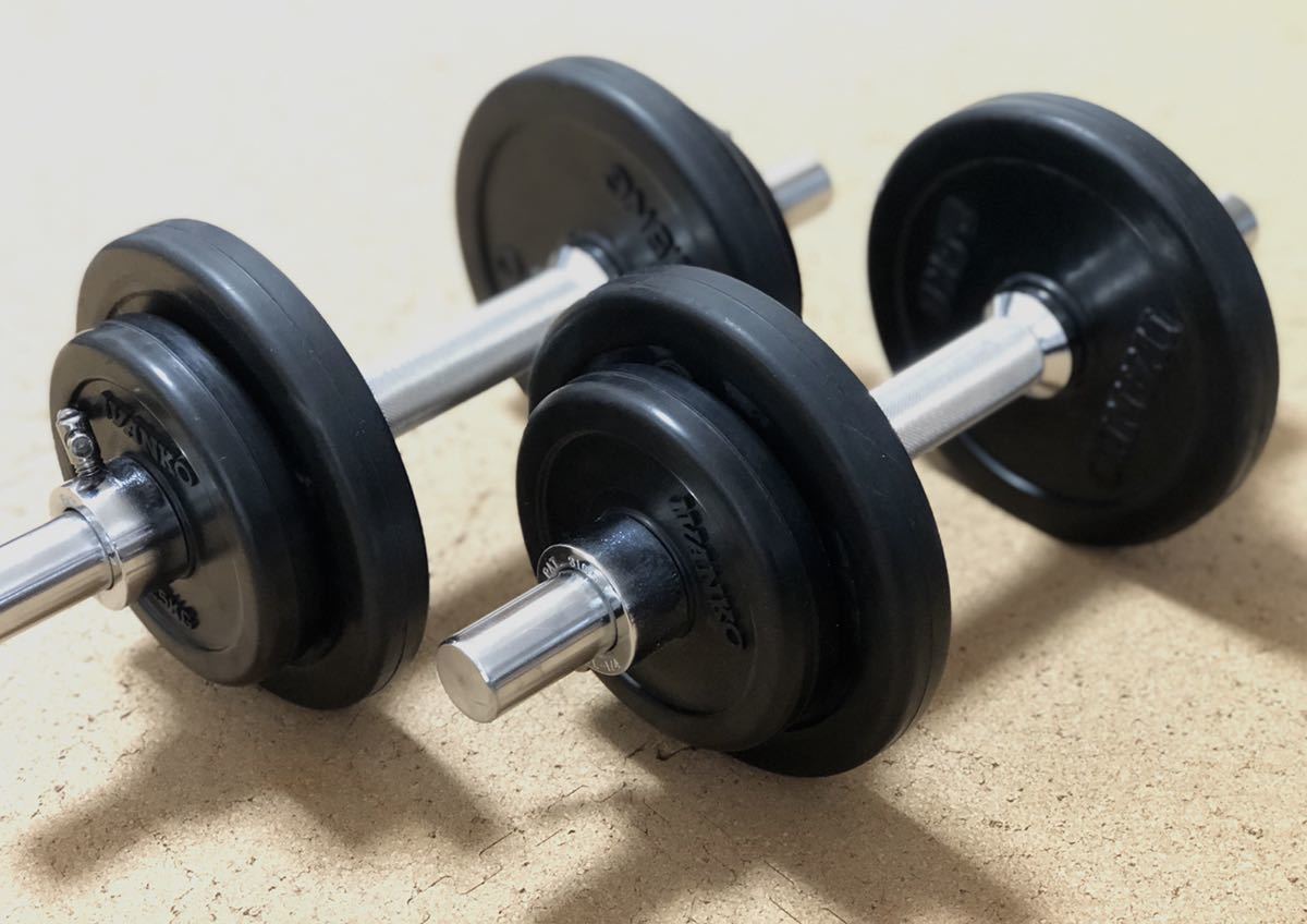 定番人気，SALE IVANKO イヴァンコ ラバープレート ダンベル 20kgセット ノーマルバータイプ SDRUB-20 筋トレ トレーニング 自宅トレーニング(バーベル、ダンベル)｜売買されたオークション情報、yahooの商品情報 バーベル、ダンベル
