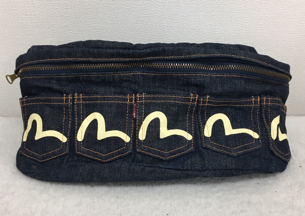 EVISU /エヴィス オーバーオール 大カモメ 36 赤ペイント 【公認