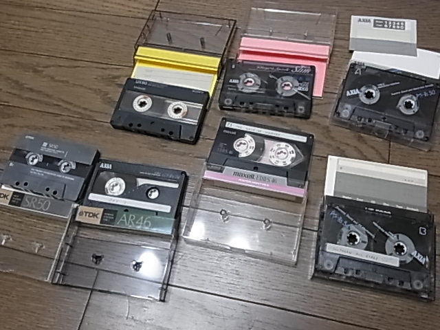 音楽録音済テープ　ハイポジション　Cro2　計7本　すべて爪有_2