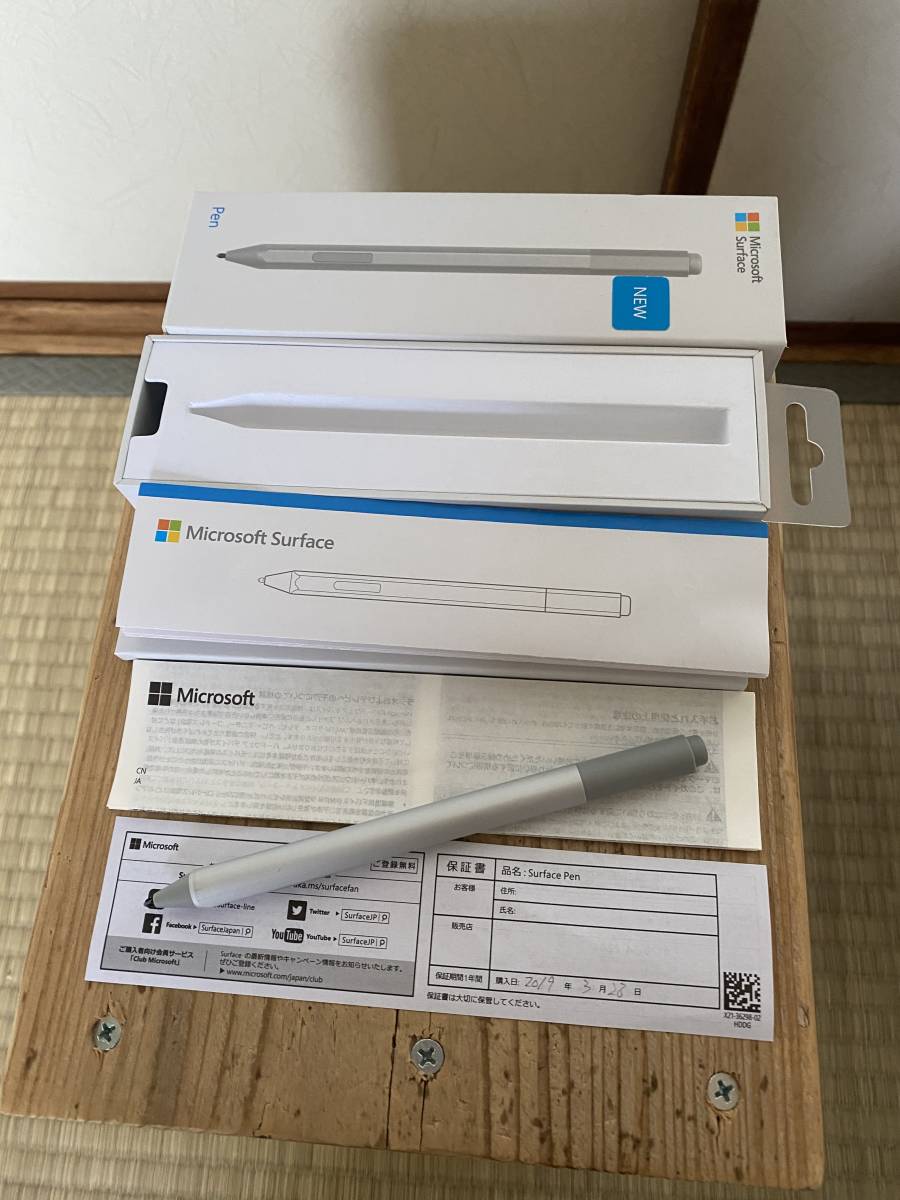 マイクロソフトMicrosoft Surface Pen Model:1776 EYU－00015 中古品