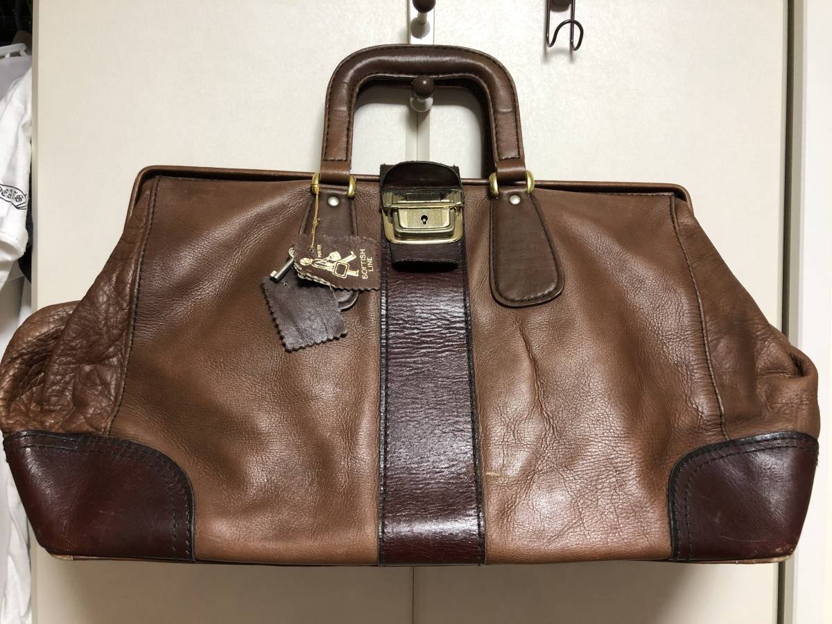 初期　ビンテージ　PORTER ポーター　本革　バッグ　SOFTISH LINE 初期 絶版ビンテージ PORTER SOFTISH LINE 本革レザードクターズバッグ