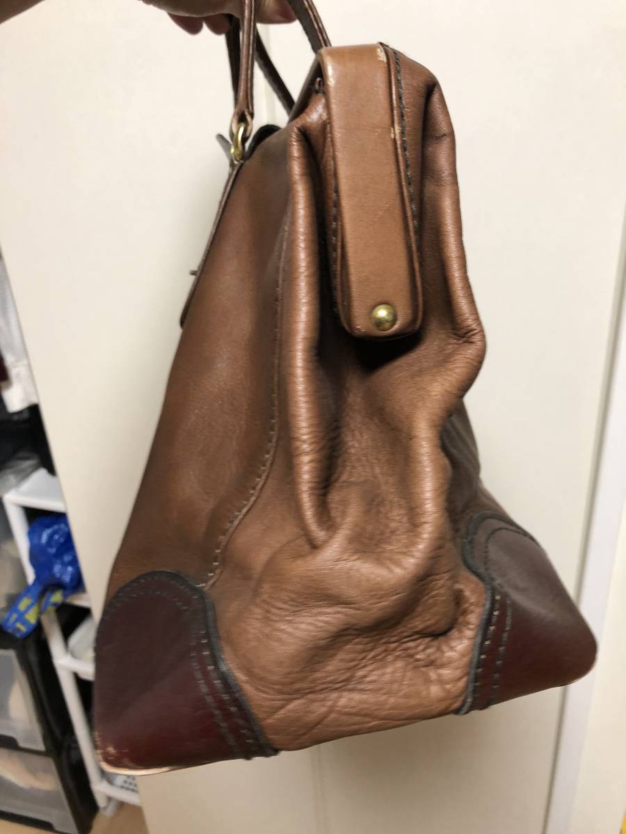 初期 LINE PORTER SOFTISH ポーター ビンテージ レザー 本革 バッグ