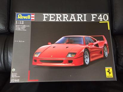Revell レベル 1/12 フェラーリ F40 新品未開封 レアプラモデル