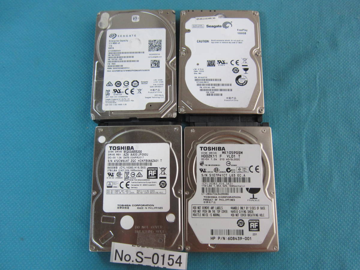 専用出品 メーカー不問　HDD 2.5インチ　500GB　10点セット SATA 2.5インチ HDD 2.5 インチ 中古動作品 HDD⁄SSD - R156-500GB ミニ