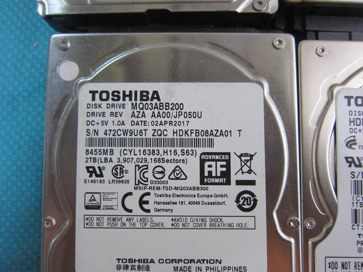 SATA 2.5インチ HDD 2.5 インチ 中古動作品 HDD⁄SSD - R156-500GB ミニ