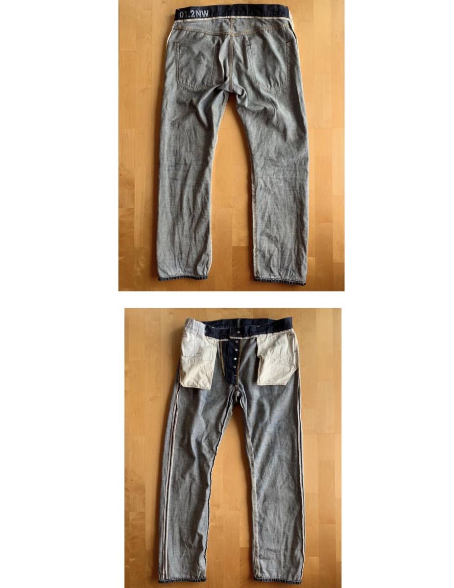 visvim SOCIAL SCULPTURE 01 SLIM NON-WSD SIZE : L30 × W34 ビズビム 