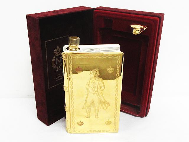 未開栓 CAMUS カミュ NAPOLEON ナポレオン 陶器 ブック型 ゴールド