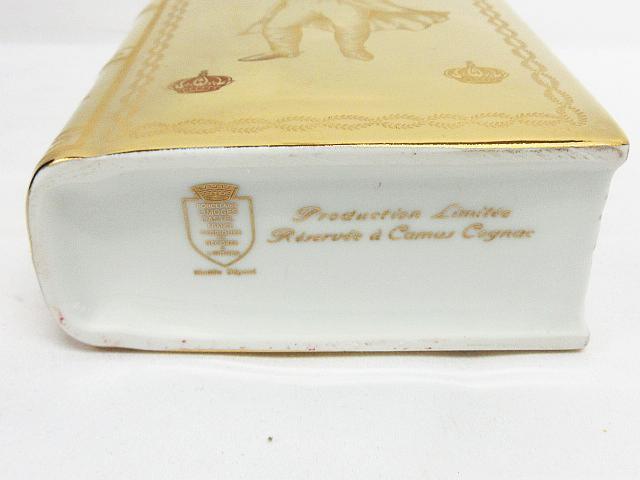 未開栓 CAMUS カミュ NAPOLEON ナポレオン 陶器 ブック型 ゴールド